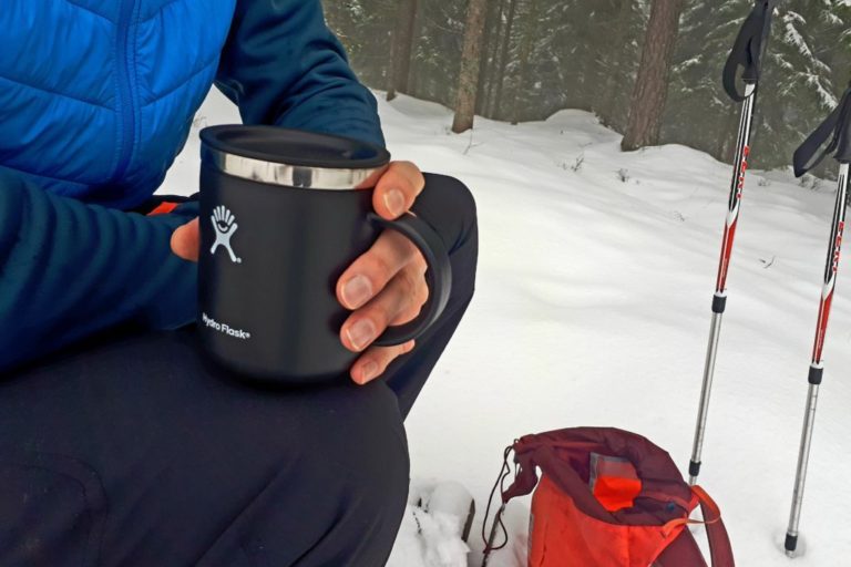 Kaffeebecher, outdoor, Thermobecher, Camping, Wandern, Hydro Flask, Edelstahl, Nachhaltig, Test