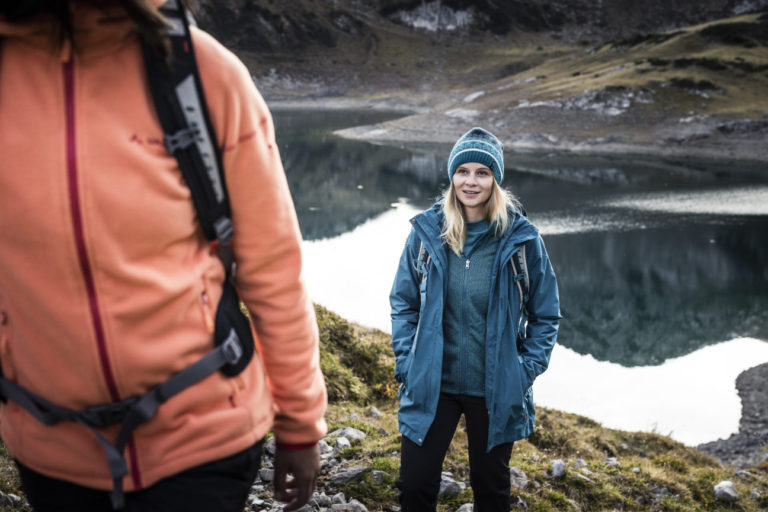 Zwiebelprinzip, Funktionskleidung, Wandern, Auskühlung, Schwitzen