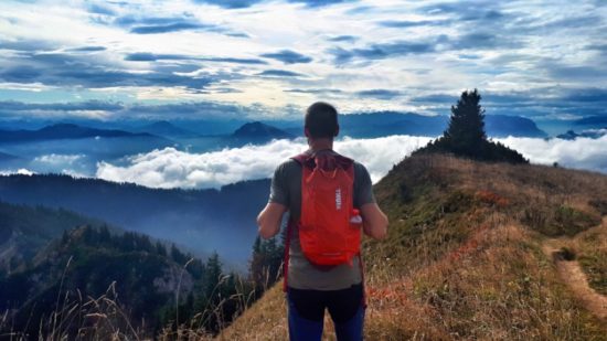 Wanderung auf den Gipfel des Hochgern im Chiemgau